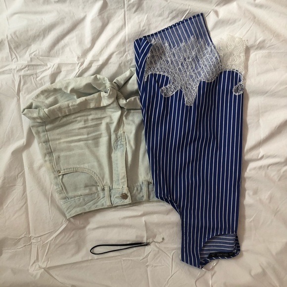 Blue with white ligne from ZARA - Picture 5 of 6